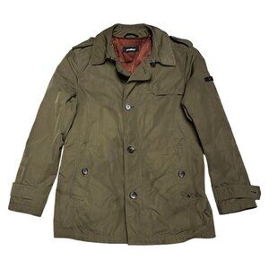 Strellson Olive Green Men's Trench Coat